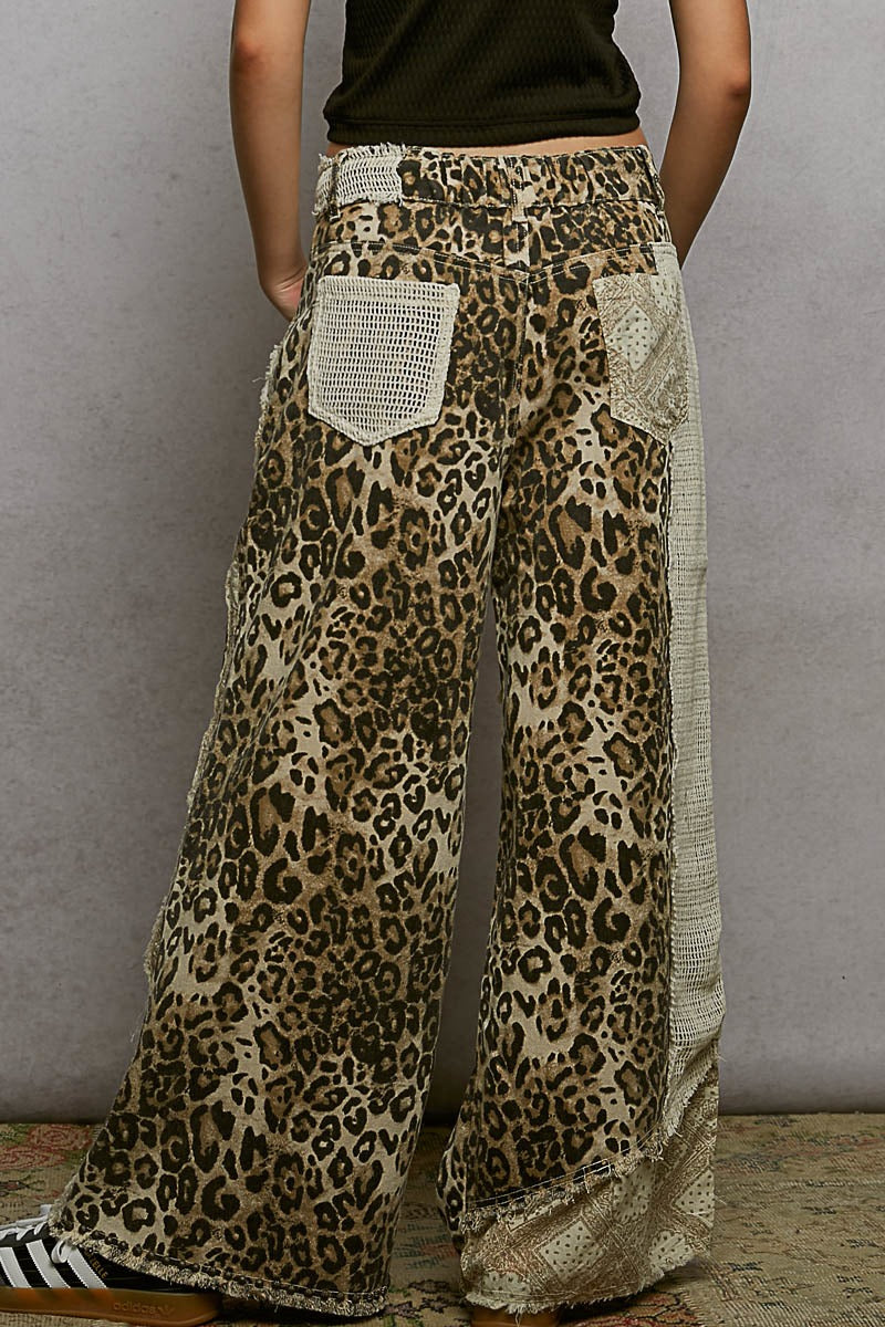 Regular Fit Denim Pants with Stud Detail