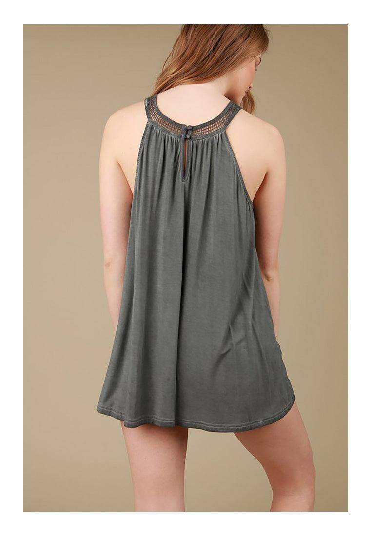 Crochet Detailed Sleeveless Top - Shirts & Tops - BellanBlue