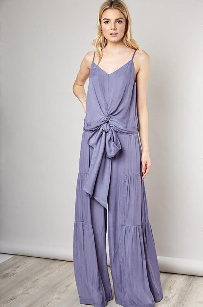 Woven High Rise Wide-Leg Trousers Pants - Pants - BellanBlue