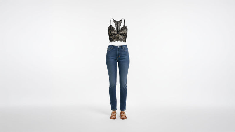 Bras collection - women's wire-free bralettes with lace details and comfortable styles at BellanBlue