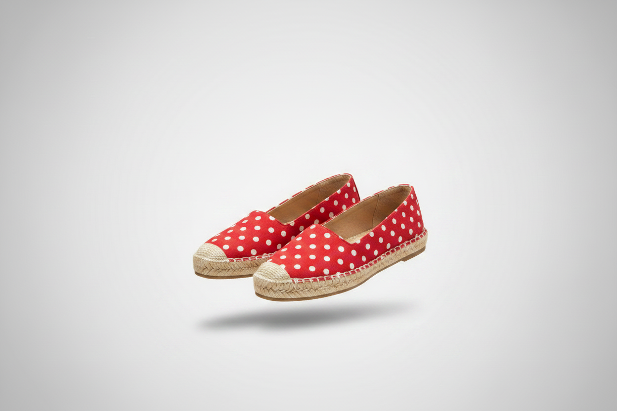 Bella Marie leopard print espadrille slip-on flats with jute rope sole