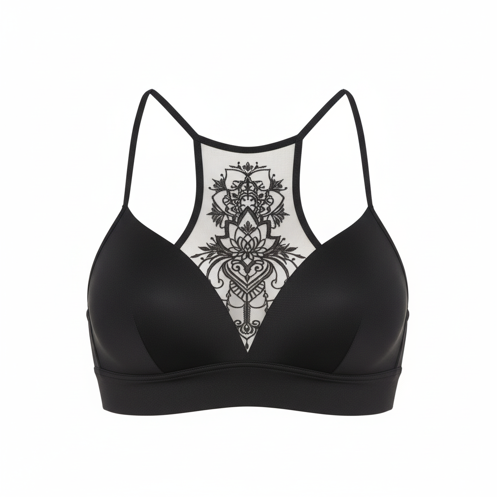 Bras collection - women's wire-free bralettes with lace details and comfortable styles at BellanBlue