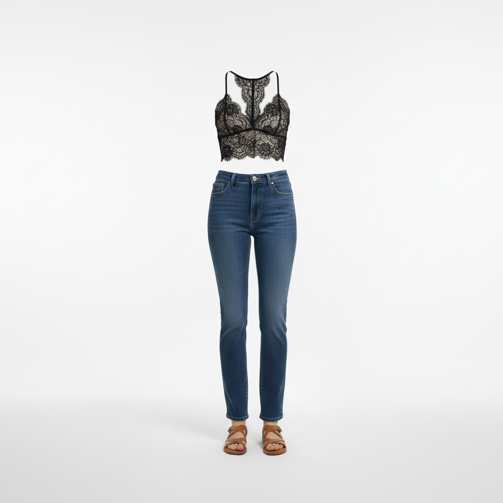 Bras collection - women's wire-free bralettes with lace details and comfortable styles at BellanBlue