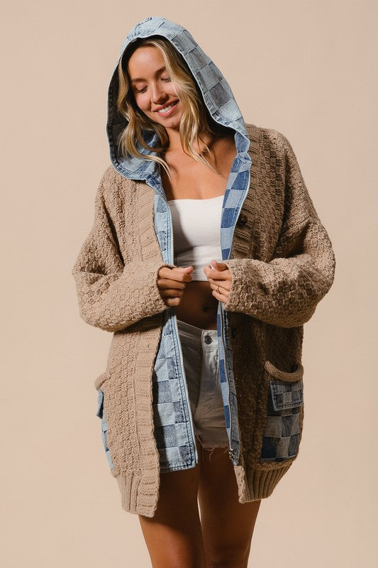 a woman wearing a jacket and shorts