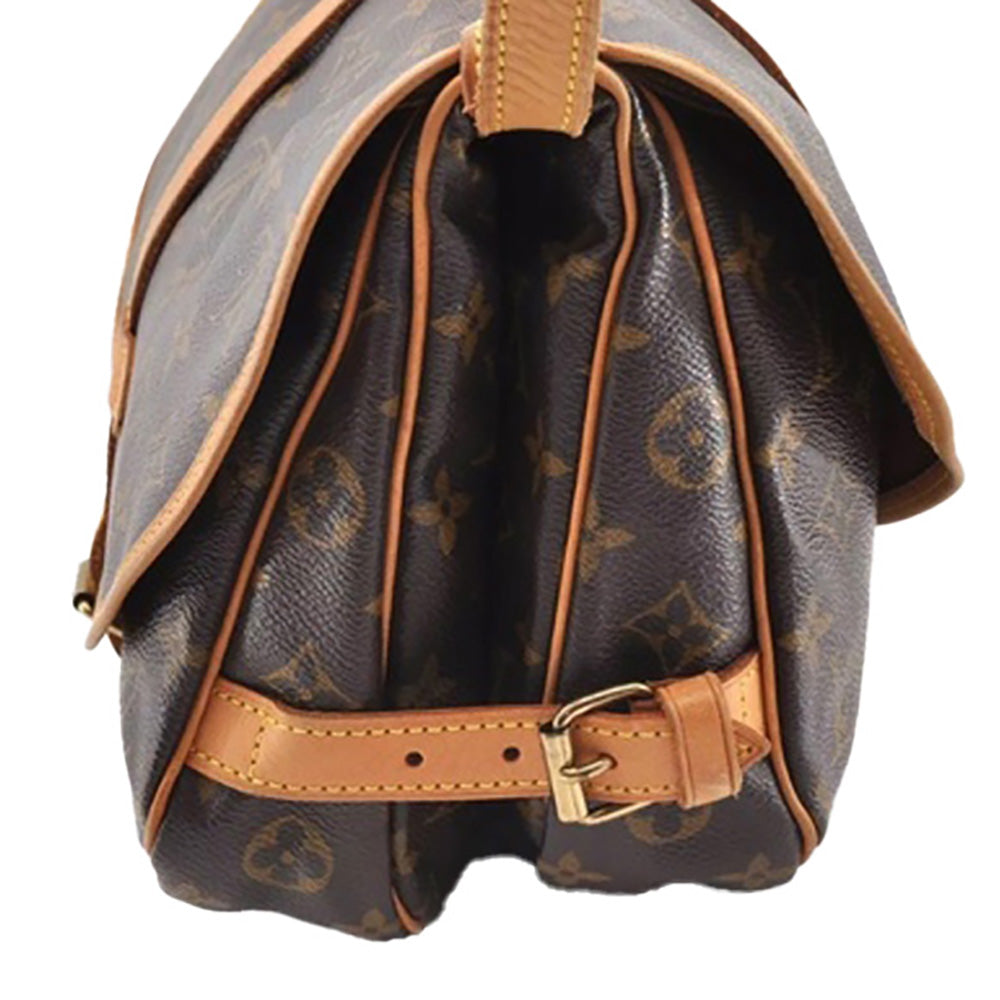 a brown and tan louis vuitton backpack