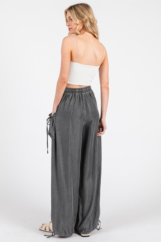 Product image for drawstring utility cargo jogger