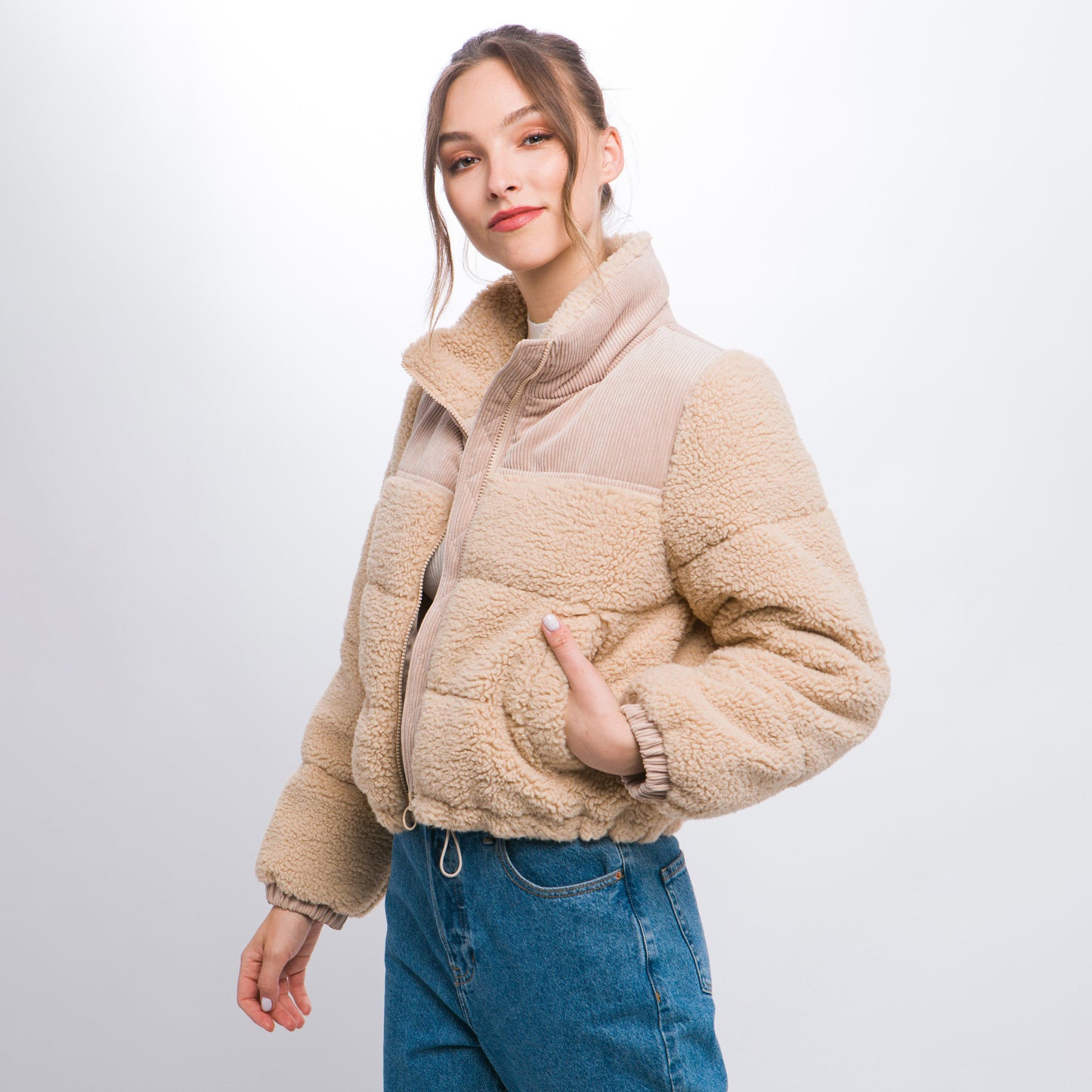 Doudoune Sherpa pour femmes