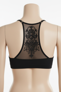 Black Bralette Back View