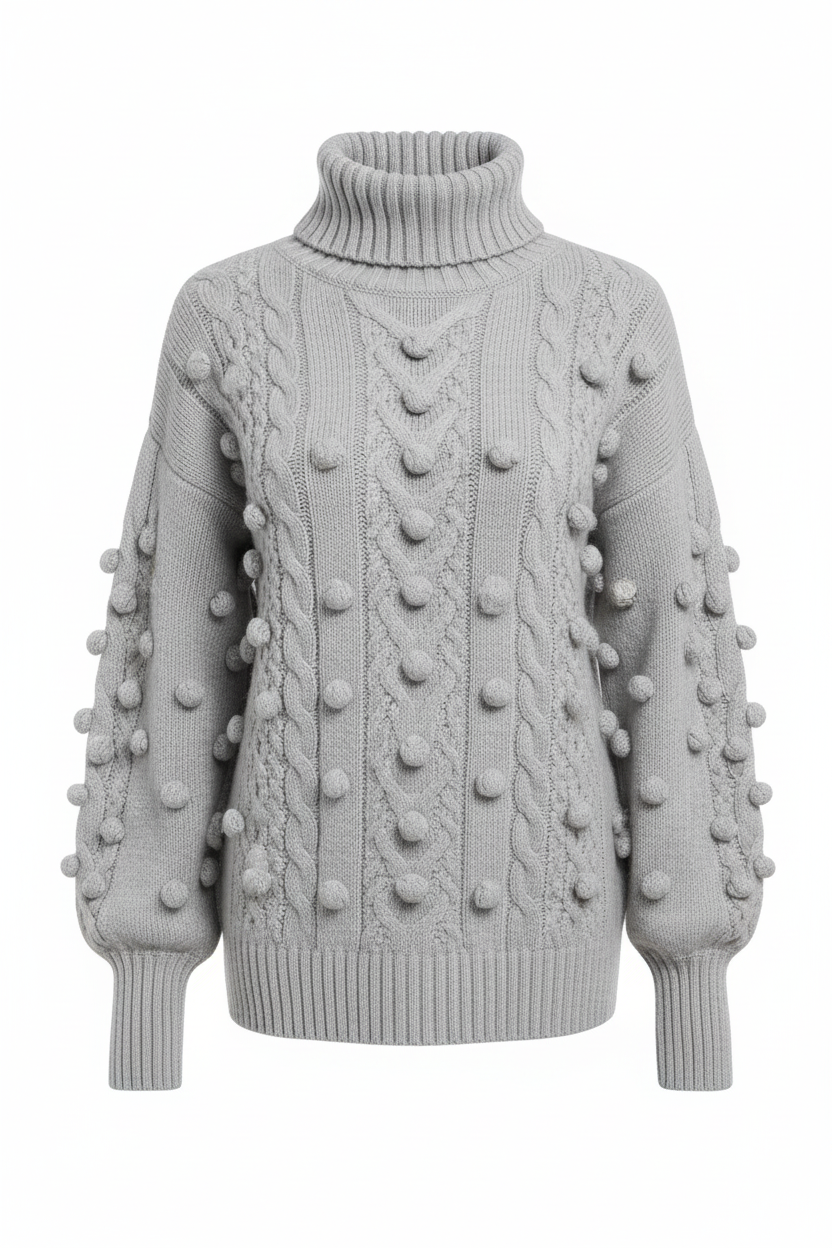Grey sweater front - corrected color