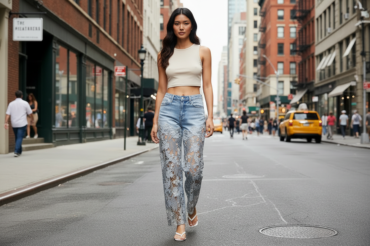 High-Rise Wide-Leg Silhouette