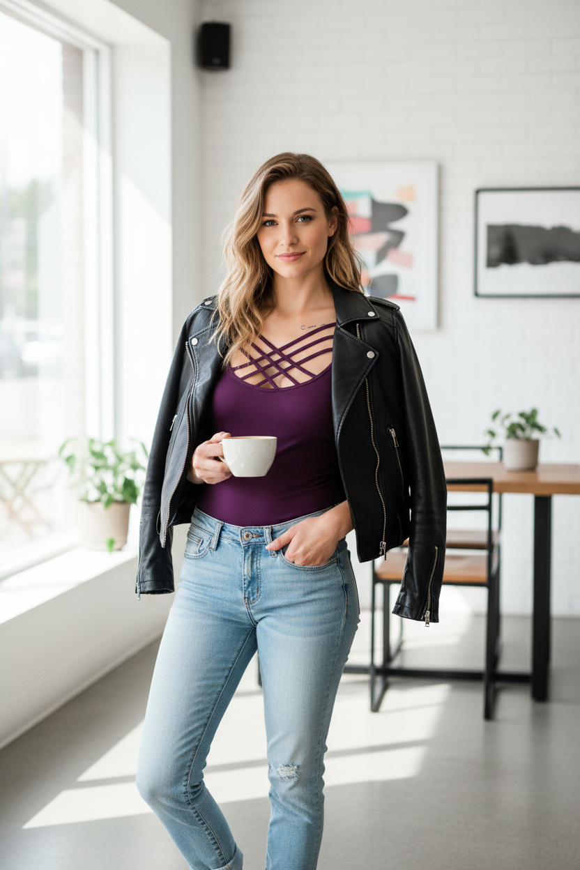 Lifestyle image - showing all 3 straps clearly