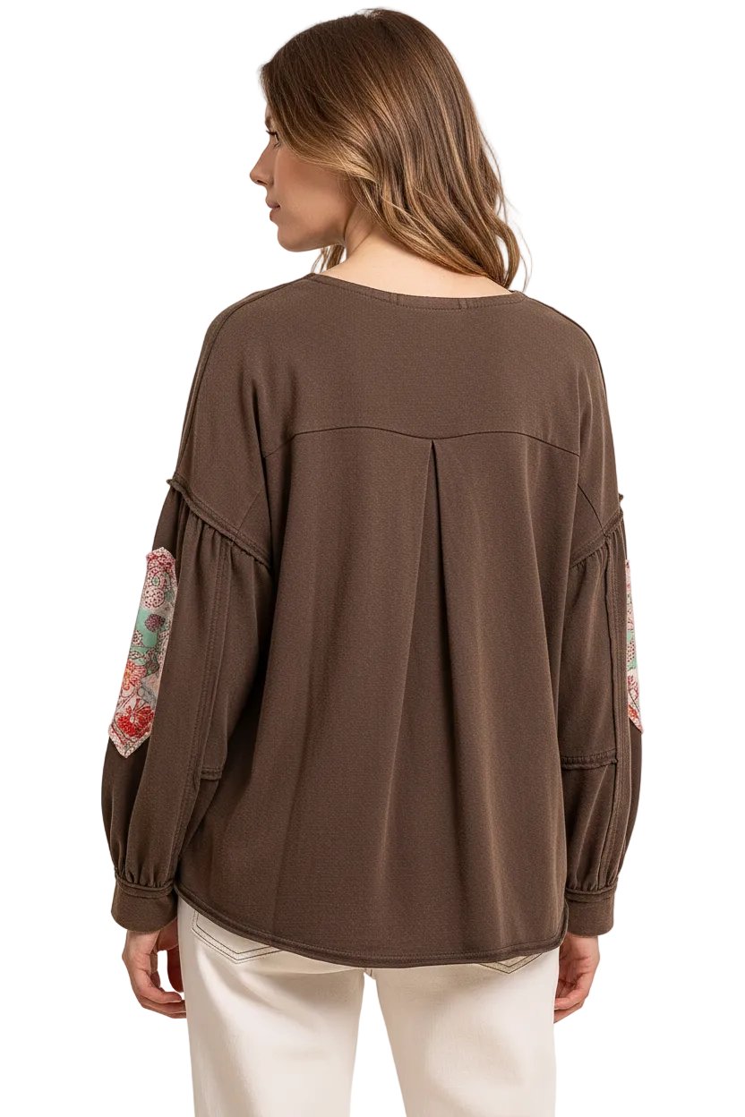 Patchwork top - back view