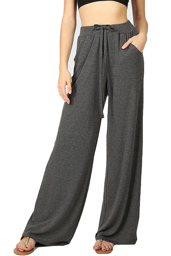 Women's Premium Fabric Lounge Pants Loose Fit - Pants - BellanBlue